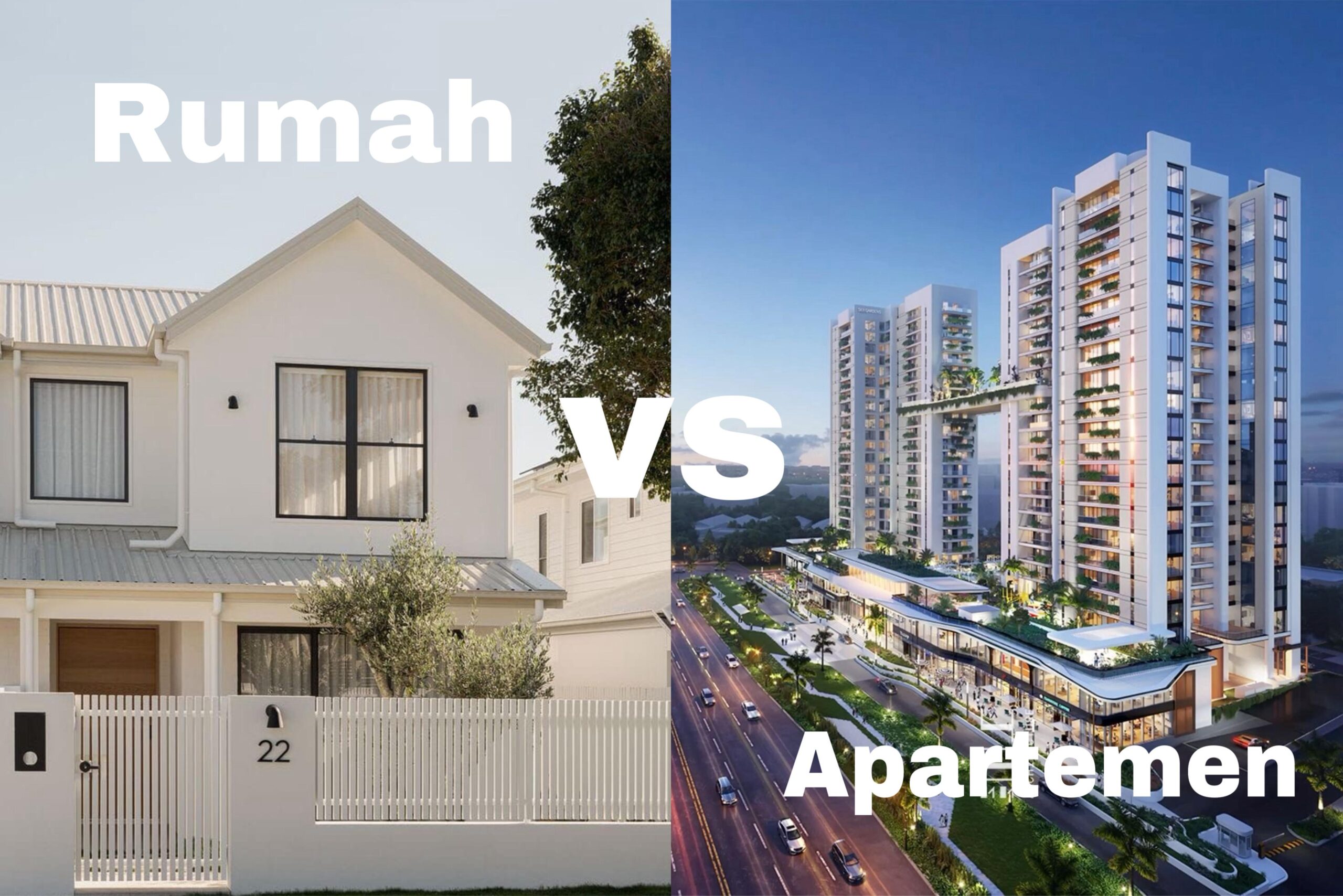 Rumah vs Apartemen, Mana yang Lebih Layak untuk Investasi Jangka Panjang?